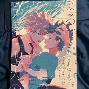 Bakugo x Izuku Deku Midoriya Yaoi Doujinshi It is Like a Torch by Mipple Nao